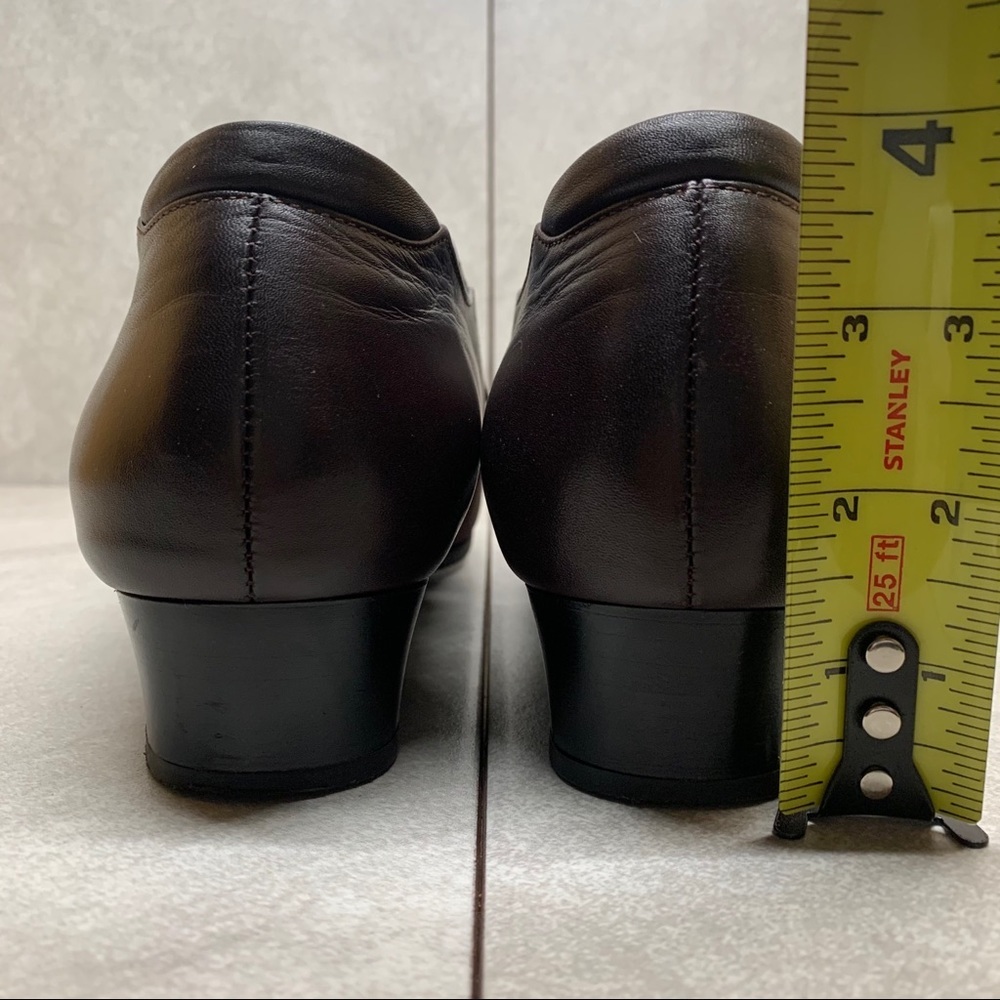 BeautiFeel dark brown leather slip on loafers 41 - Picture 12 of 14